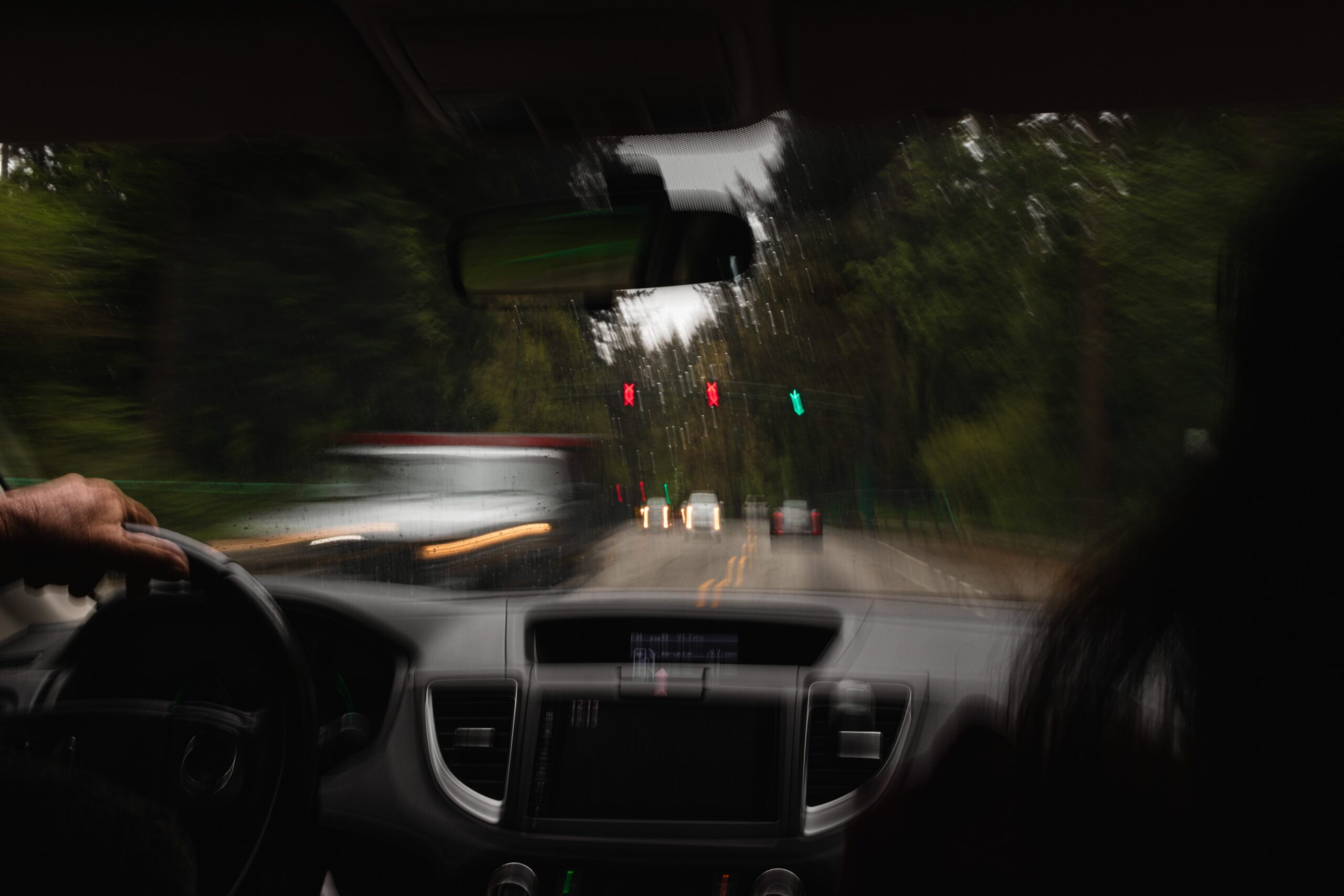 Blurry driving